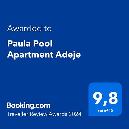 Paula Pool Apartment Adeje Адехе Екстериор снимка